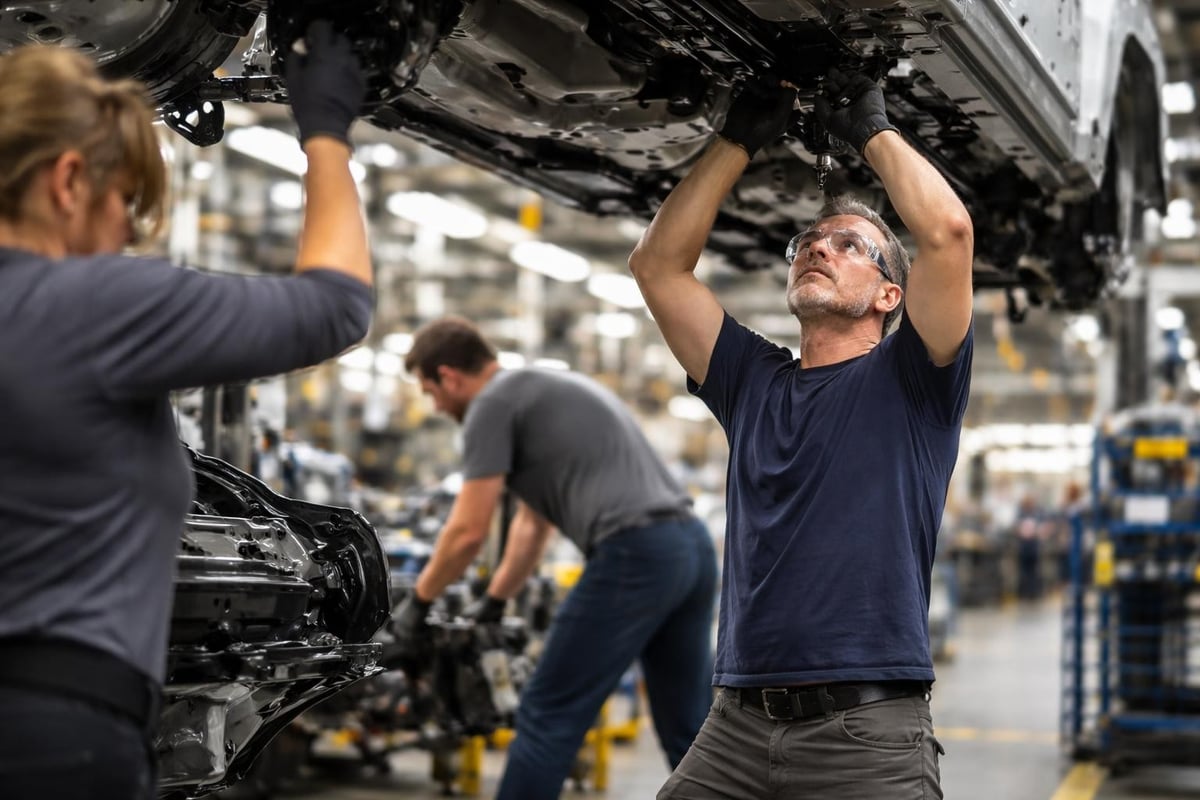 Manufacturing worker physical demands