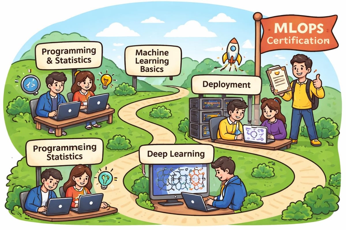 AI engineer learning progression