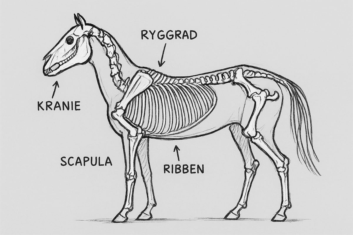 Hesteskelettets Overordnede Opbygning