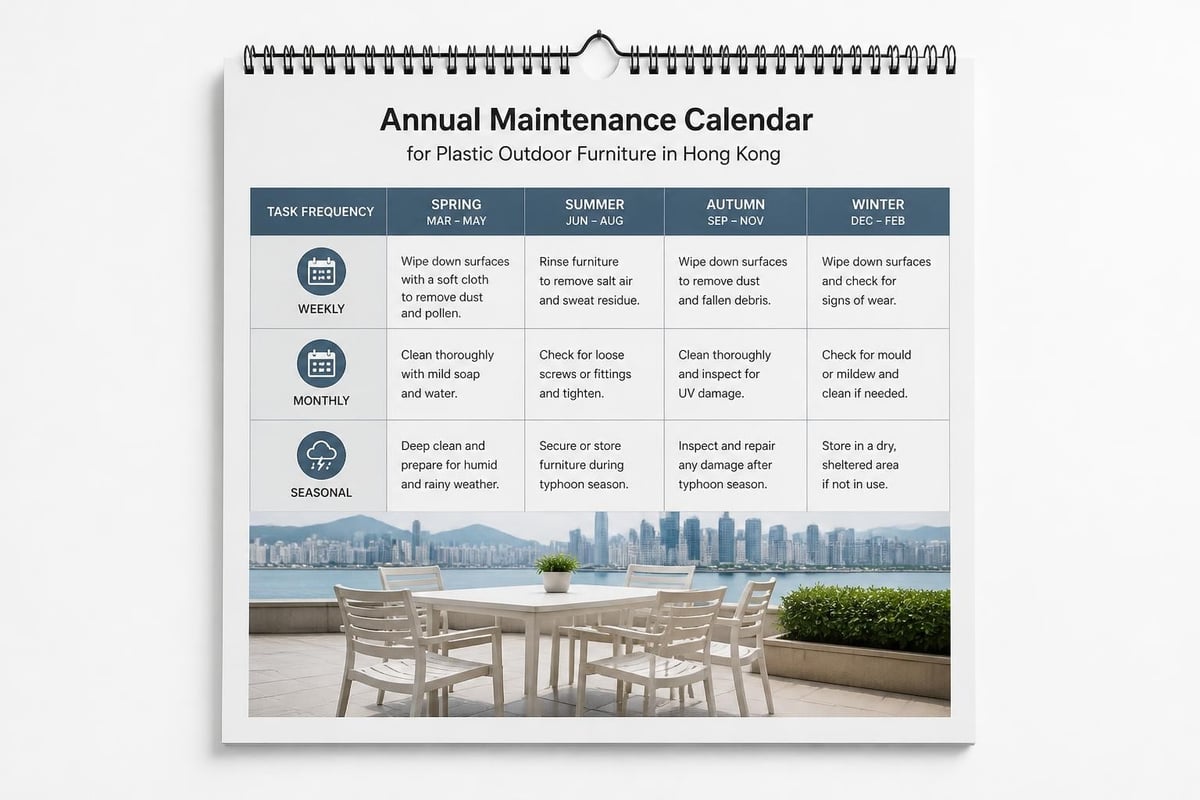 Furniture maintenance schedule