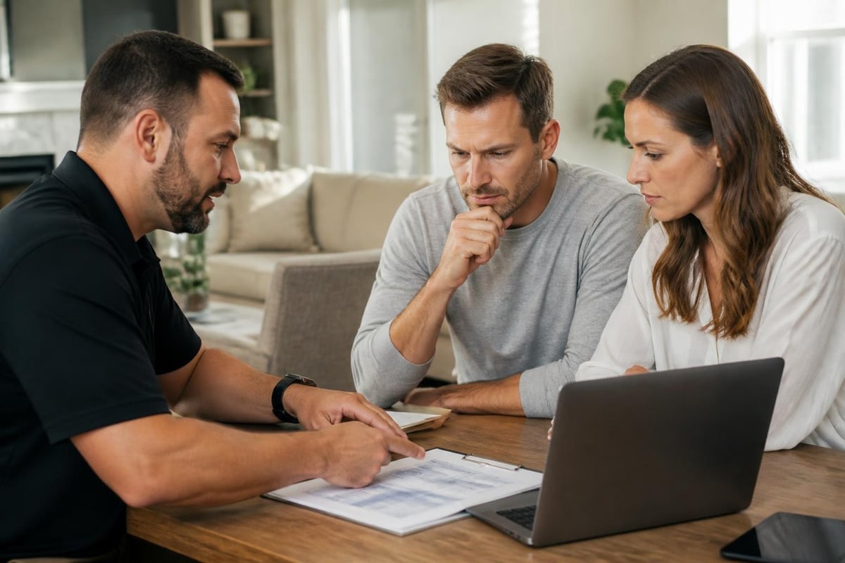 Roofing contractor payment discussion
