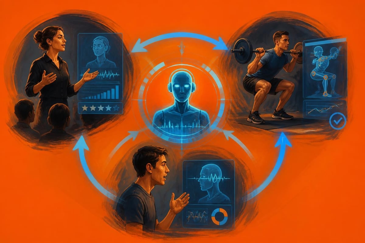 AI coaching feedback loop
