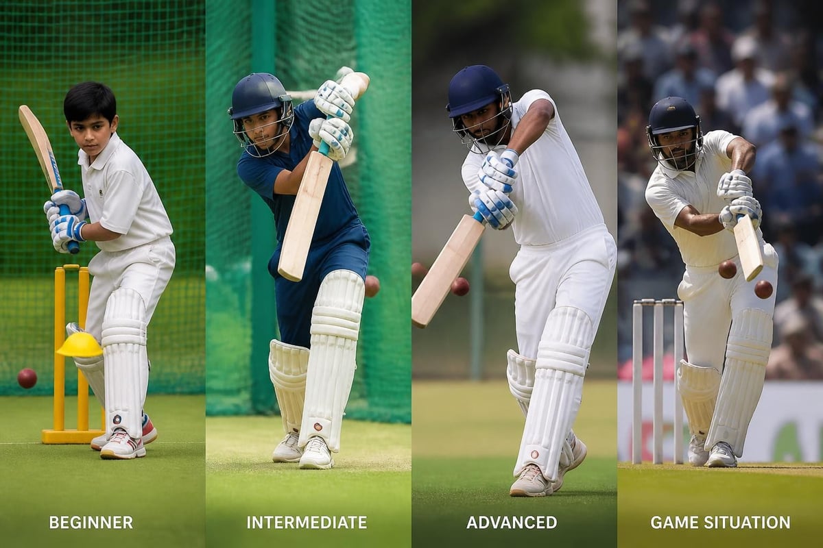 Batting practice progression