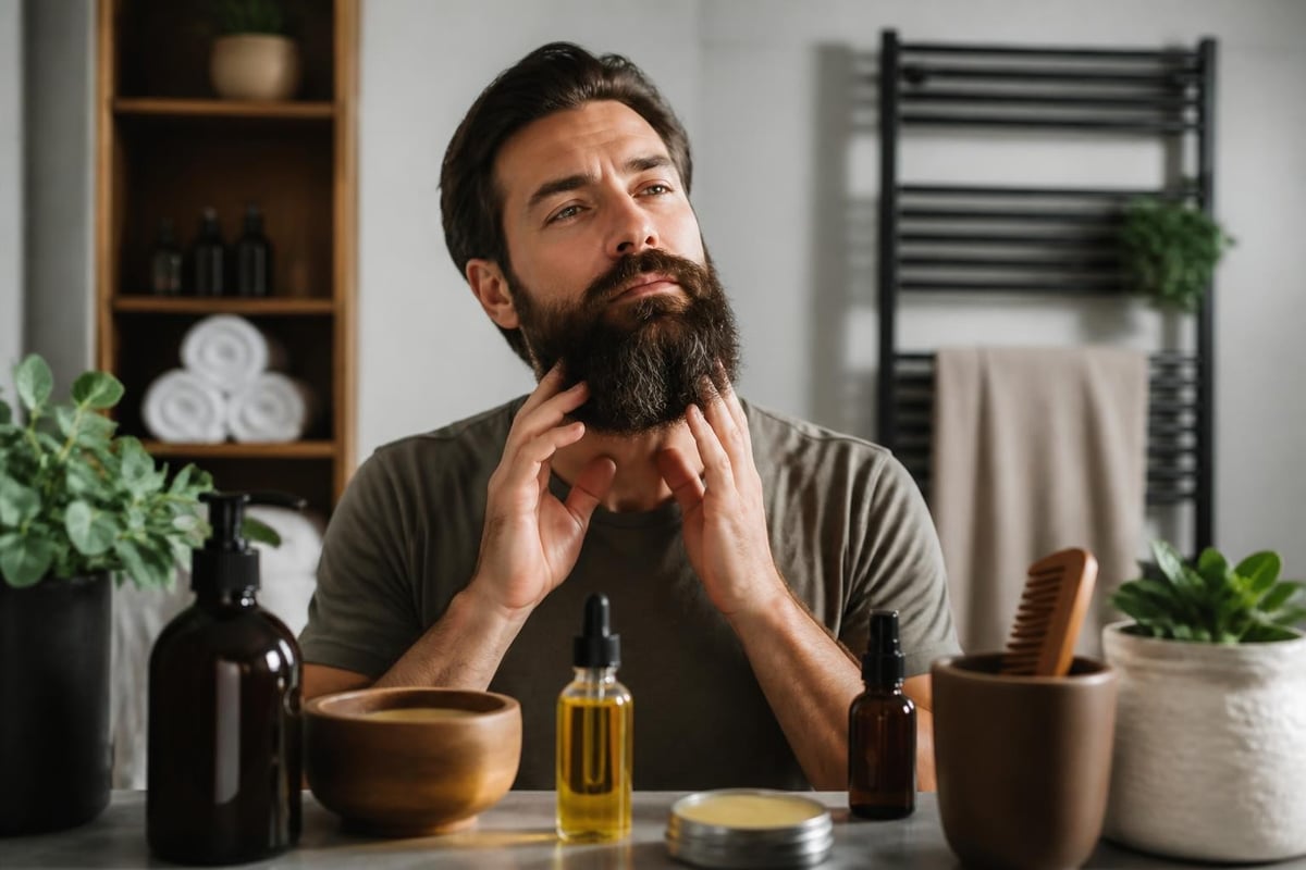 Beard care routine