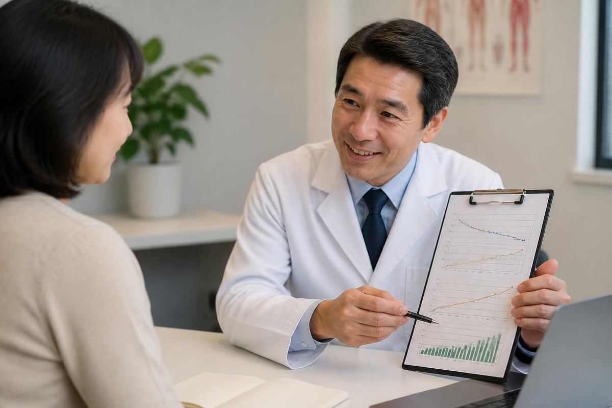 Biomarker trends over six months