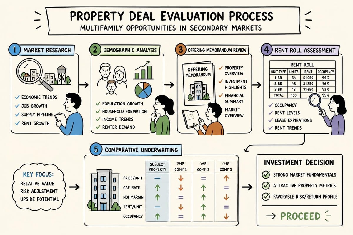 Multifamily investment analysis workflow