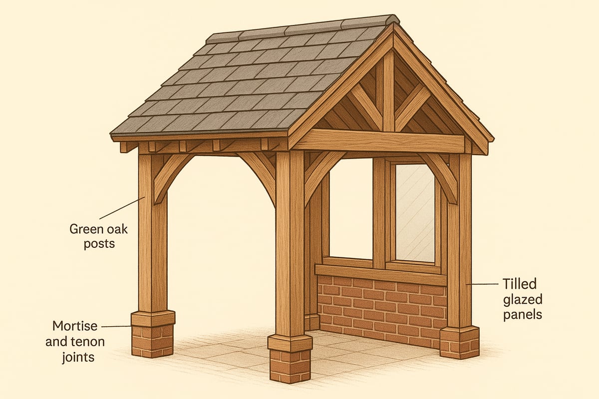Oak Porch Materials and Construction Options