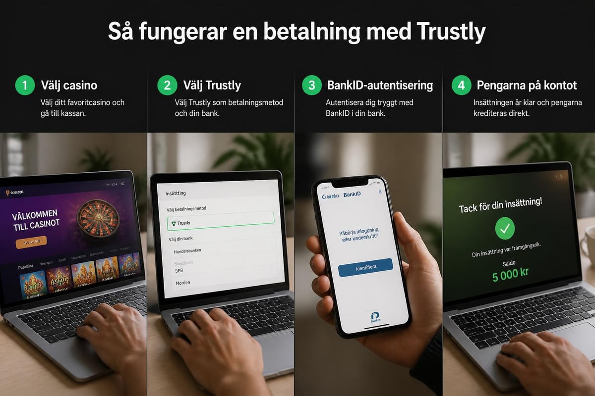Trustly betalningsprocess