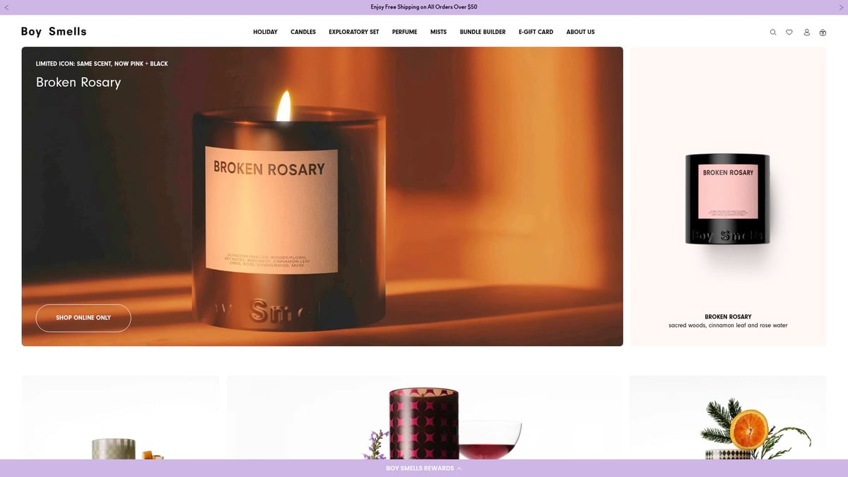 9 Stunning Designed Candles to Elevate Your Space in 2025 - Boy Smells Kush Candle