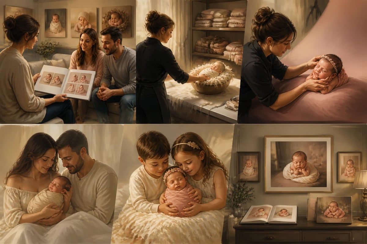 Newborn session process