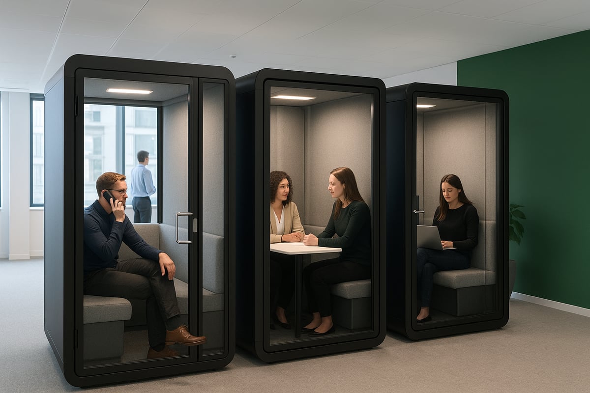 What Are Office Privacy Booths? Types, Features, and Use Cases