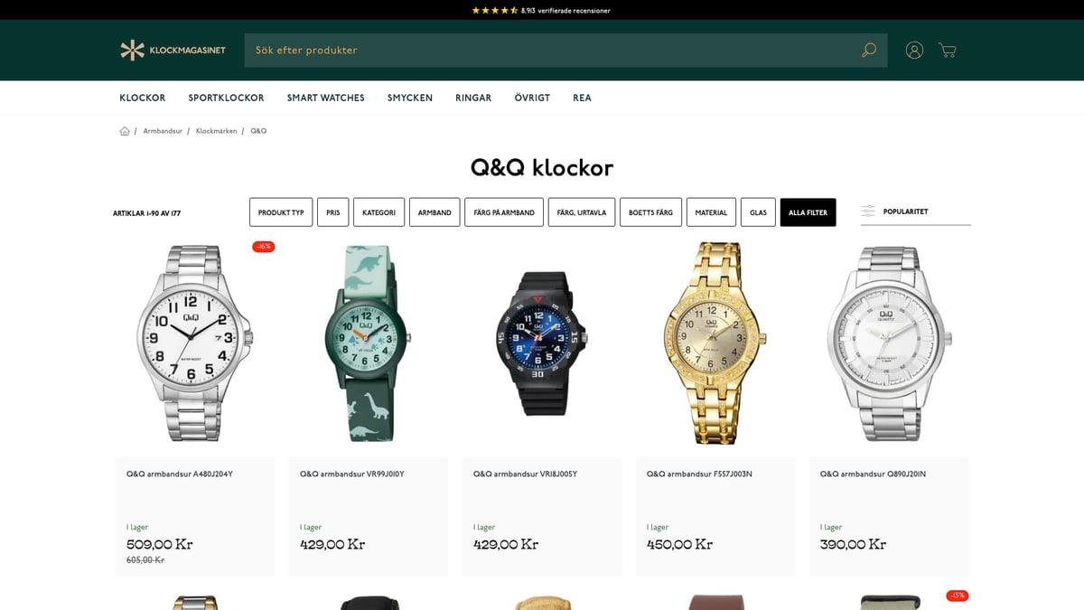 8 Bästa Armbandsur Barn 2025 – Trendiga Tips & Favoriter - Q&Q Smile Solar – Miljövänlig & Praktisk