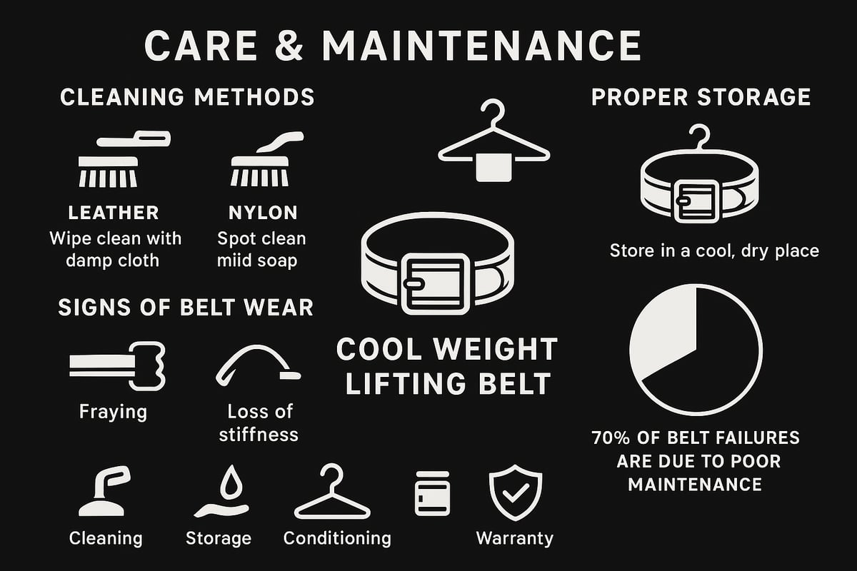 Care, Maintenance, and Longevity Tips for Lifting Belts