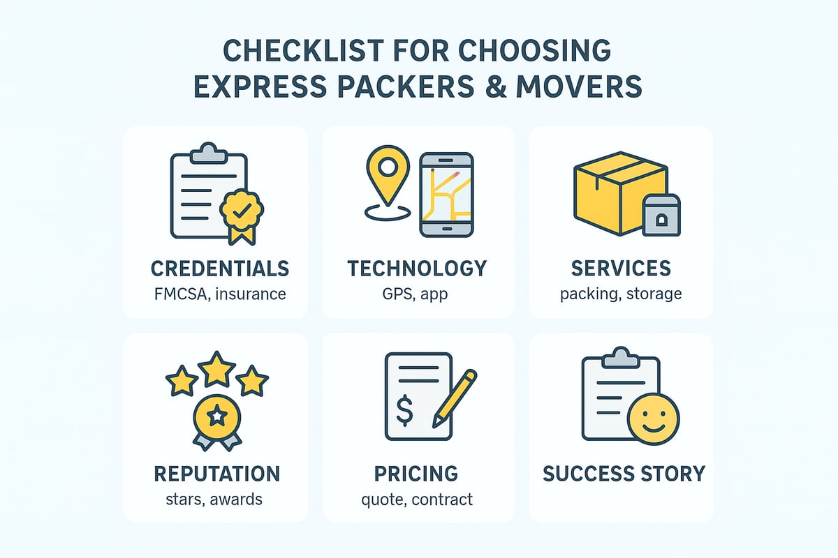 Choosing the Right Express Packers and Movers: What to Look For