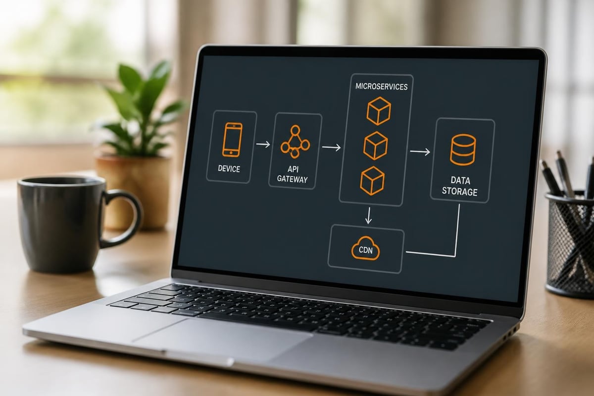 Mobile cloud architecture layers
