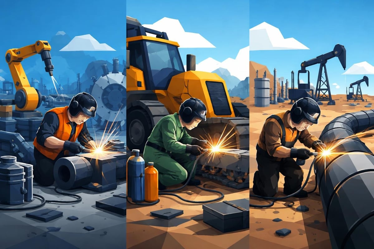Industrial welding mechanic applications