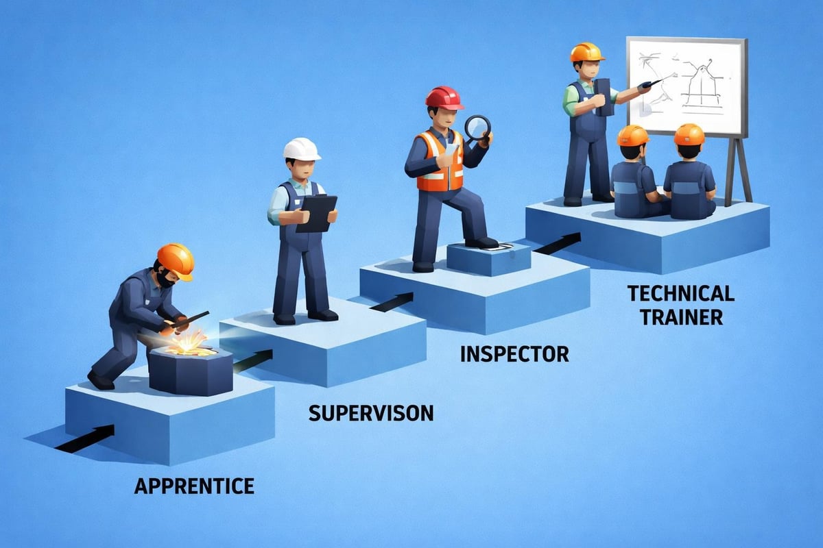 Welding mechanic career progression