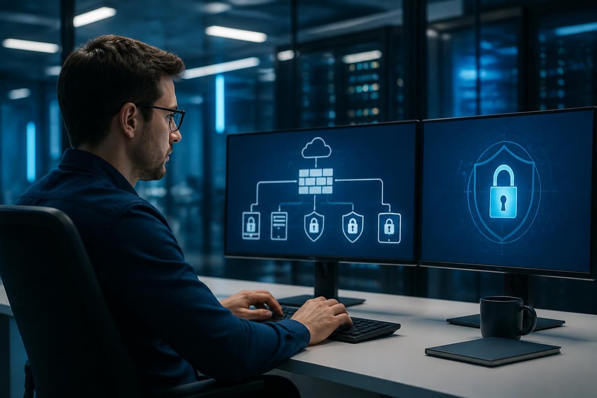 Computing security layers diagram