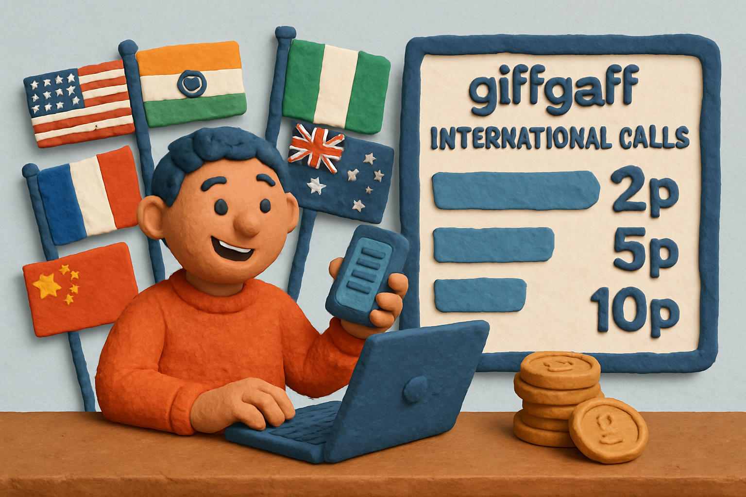 Giffgaff International Call Rates 2025: Detailed Breakdown