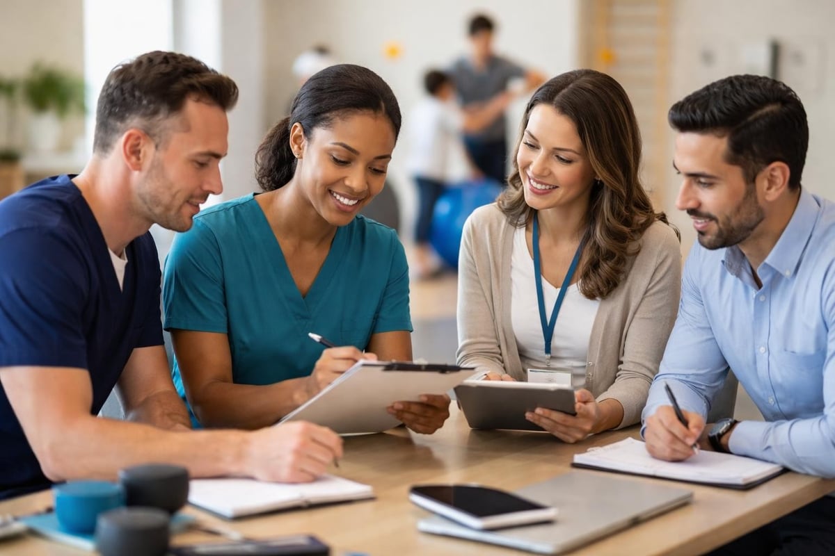 Multidisciplinary therapy team collaboration