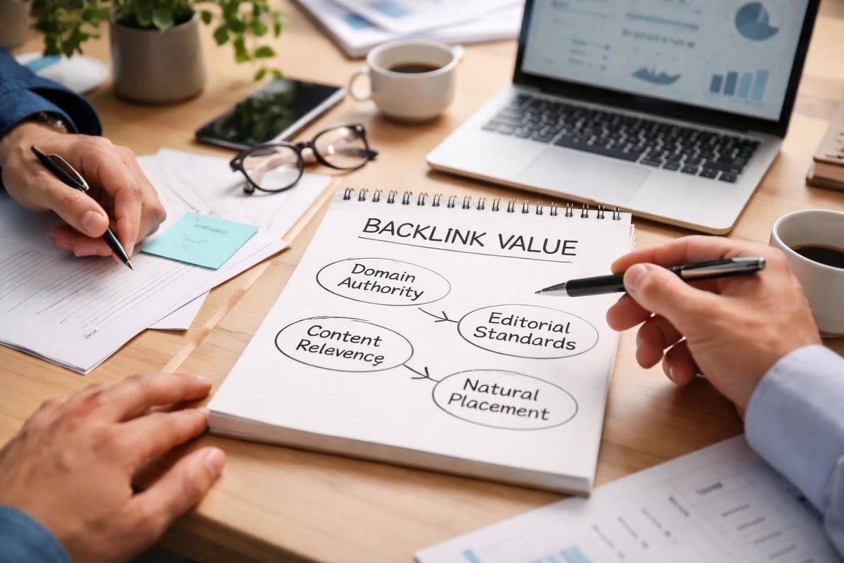Link building quality factors