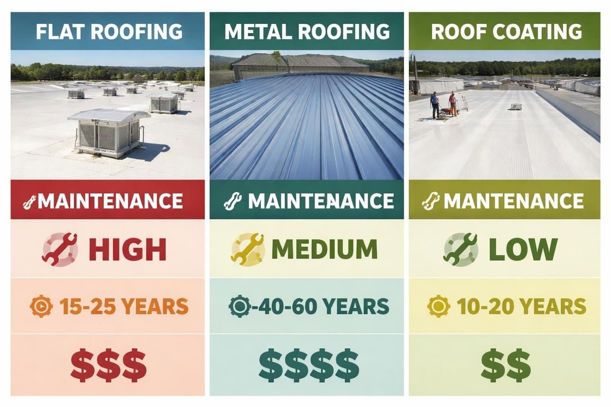 Roofing system comparison