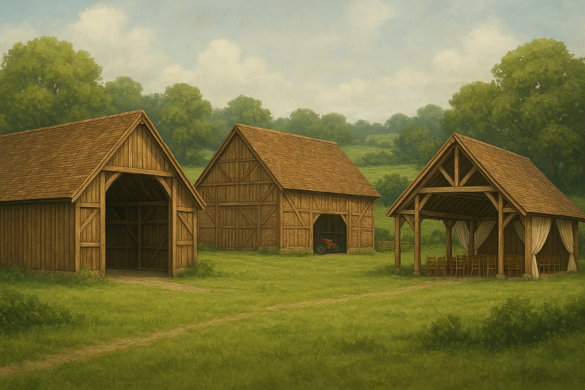 Timber Frame Barns: Types, Features, and Uses in 2026