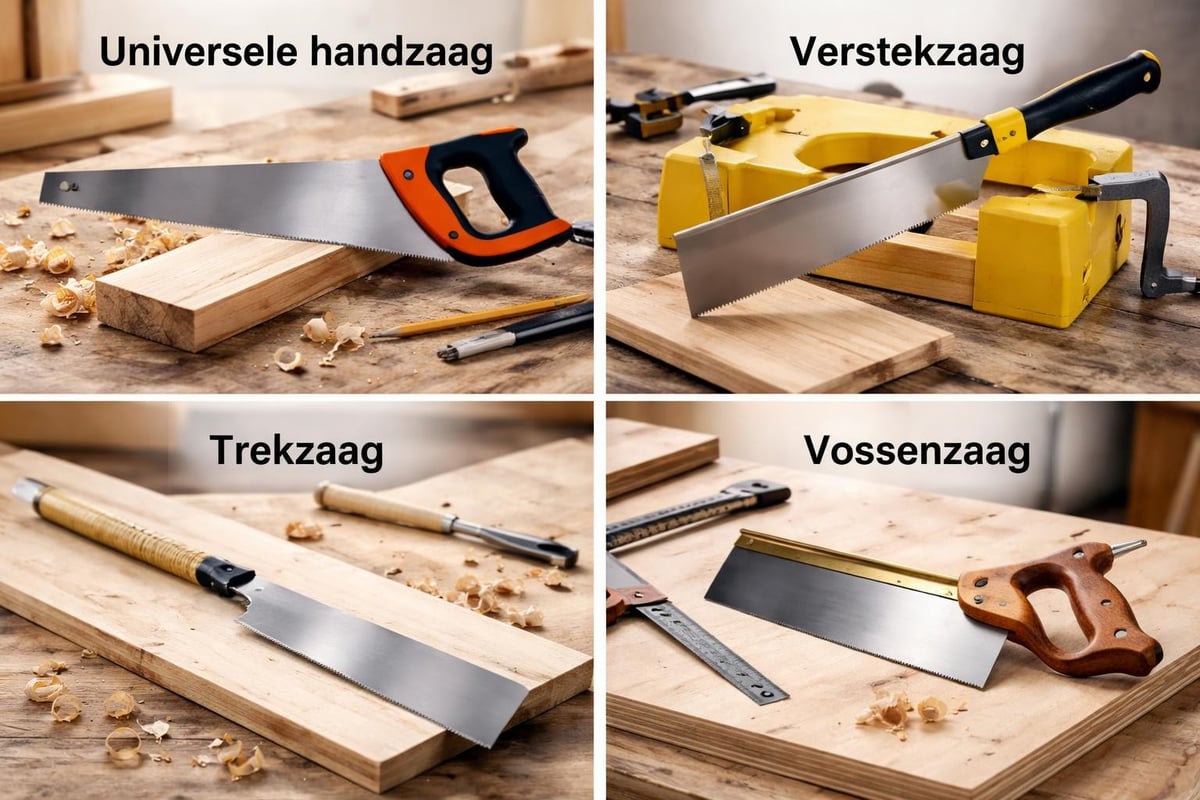 Types handzagen en toepassingen