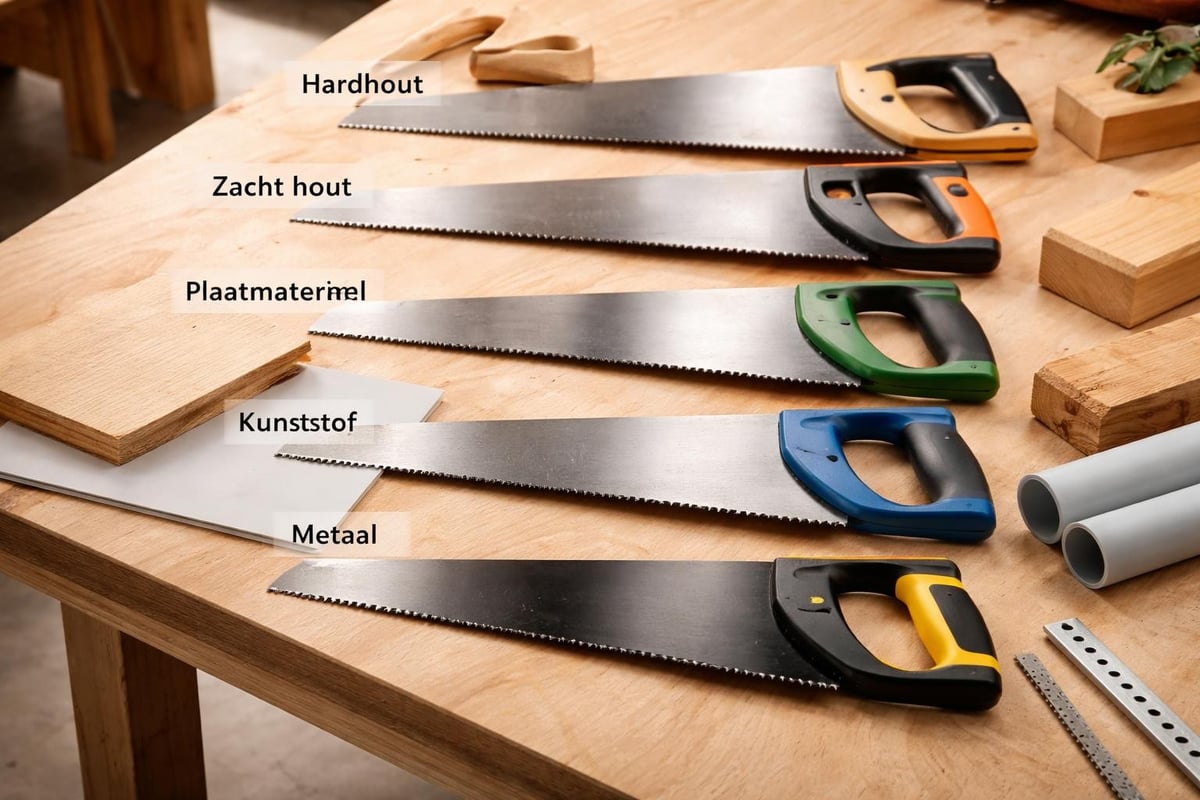 Materiaal-specifieke handzagen