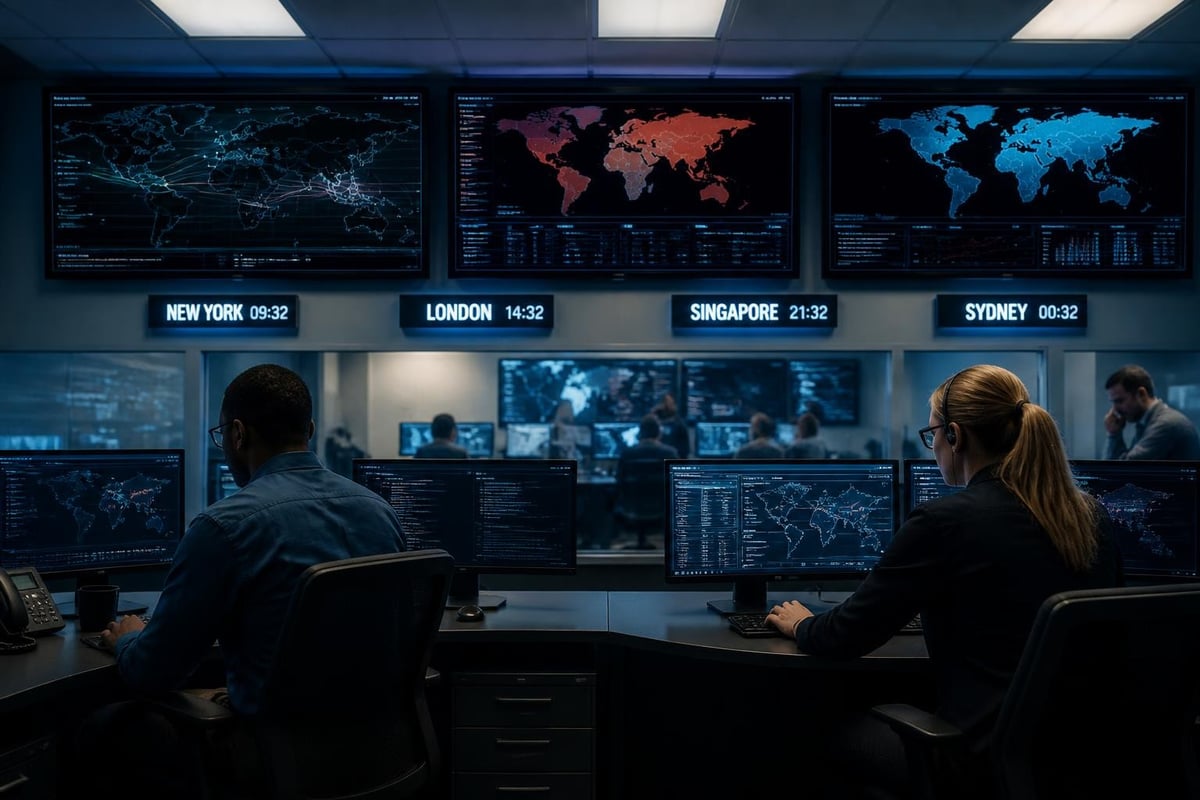 24/7 security monitoring workflow