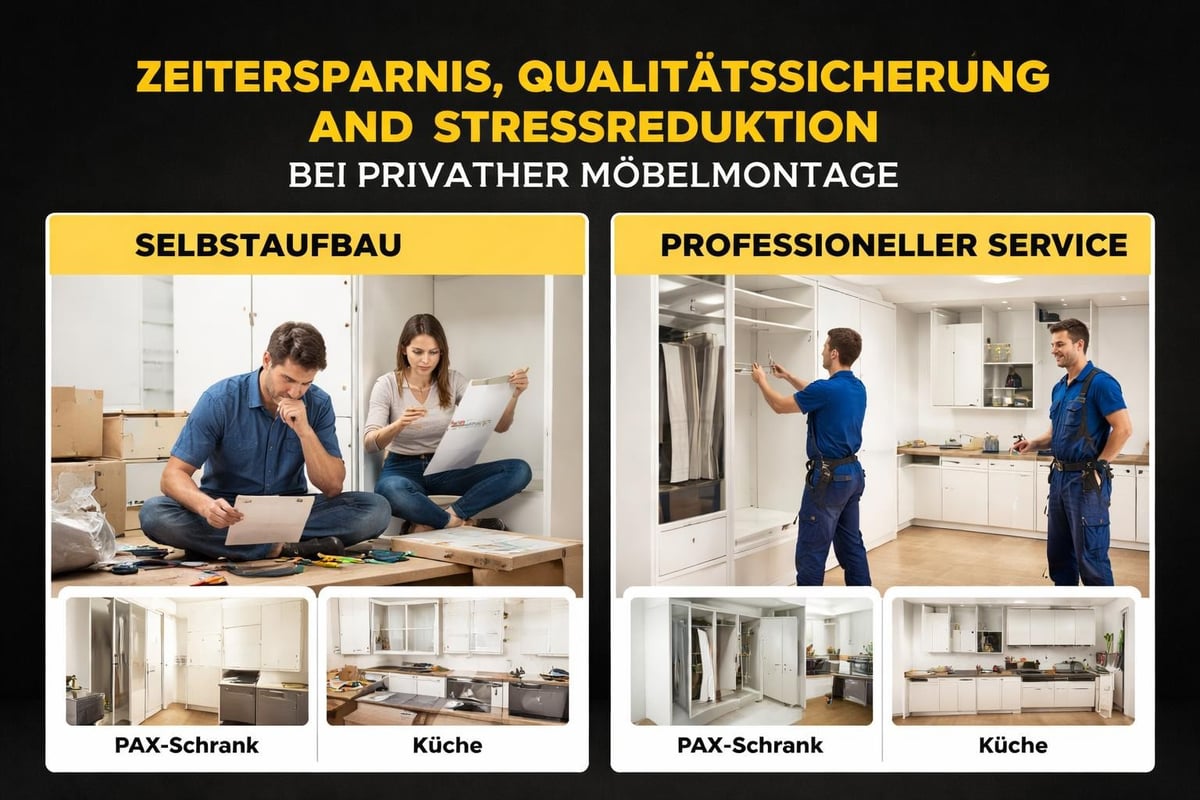 Vorteile professioneller Möbelmontage