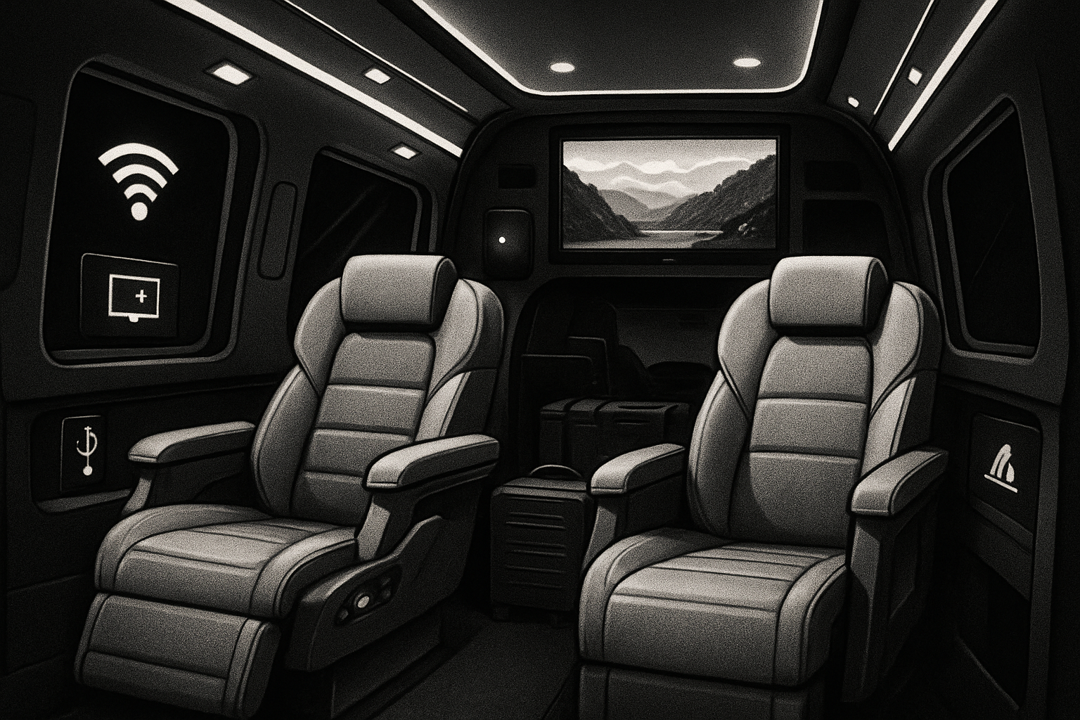 Essential Amenities and Technology in Modern Chauffeur Vans