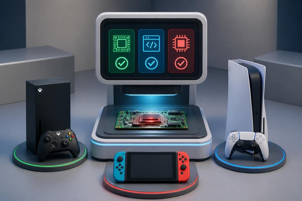 Console repair diagnostic process