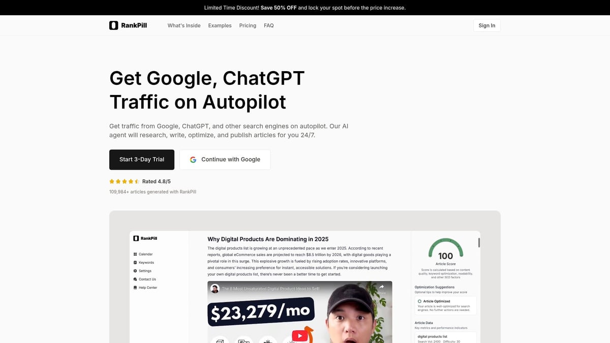 How to Start Blogging and Earn Money: Expert Guide 2026 - How AI-Powered Platforms Like RankPill Accelerate Blog Growth