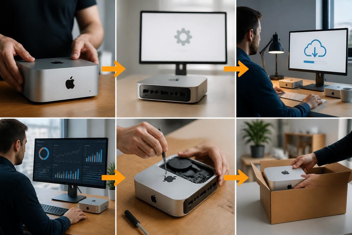 Mac mini management workflow
