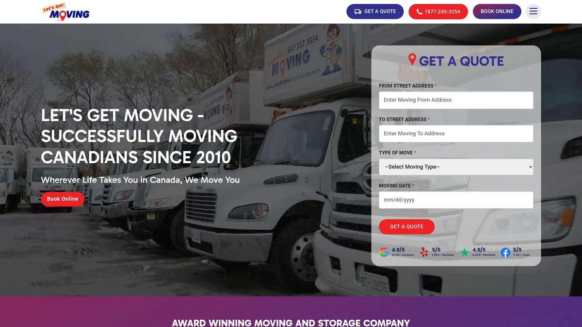 9 Essential Local Moving Services Near Me for 2026 - Let’s Get Moving & Storage