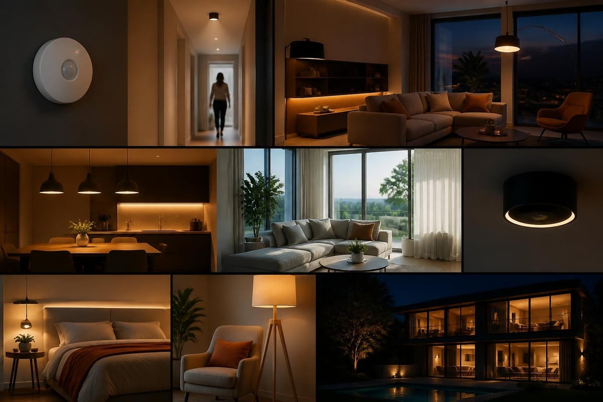 Smart lighting automation workflow