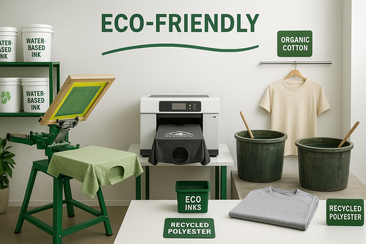 7 Best Eco Friendly T Shirt Printing Methods for 2025