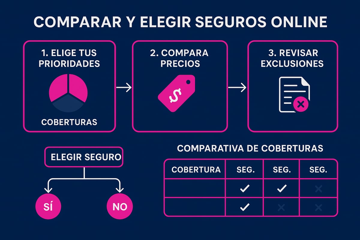 Comparar y elegir seguros online: claves y mejores prácticas
