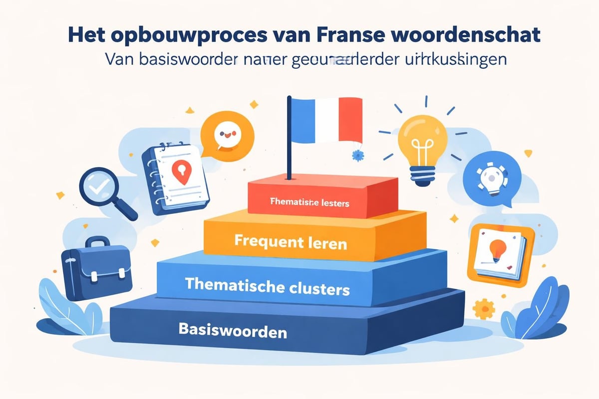 Progressie van vocabulaire-opbouw
