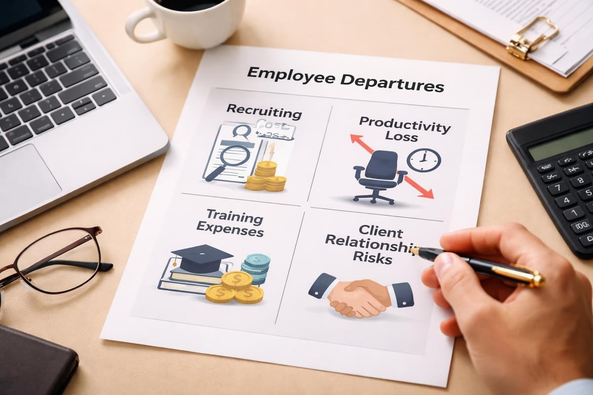Turnover cost breakdown