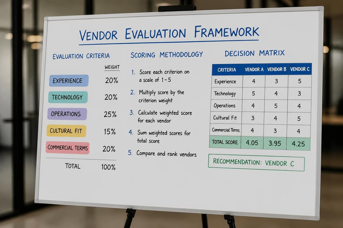 Vendor selection process