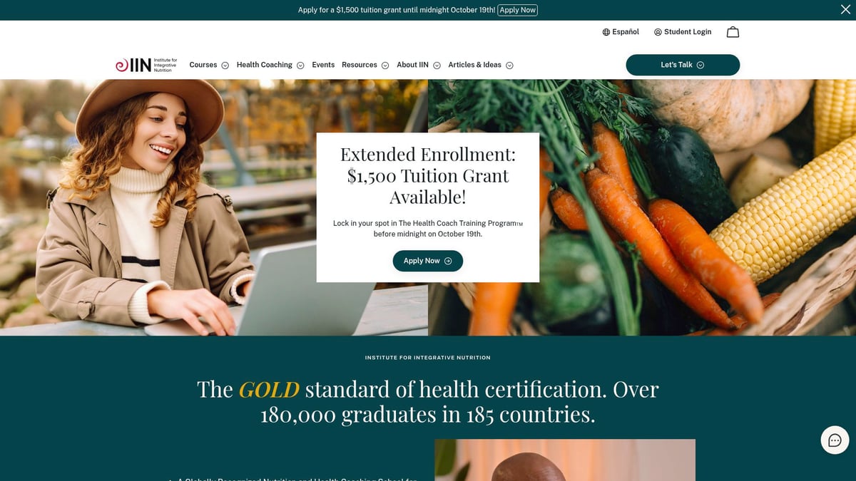 7 Best Holistic Healing Certifications to Boost Your Career in 2025 - Institute for Integrative Nutrition (IIN) – Health Coach Training Program