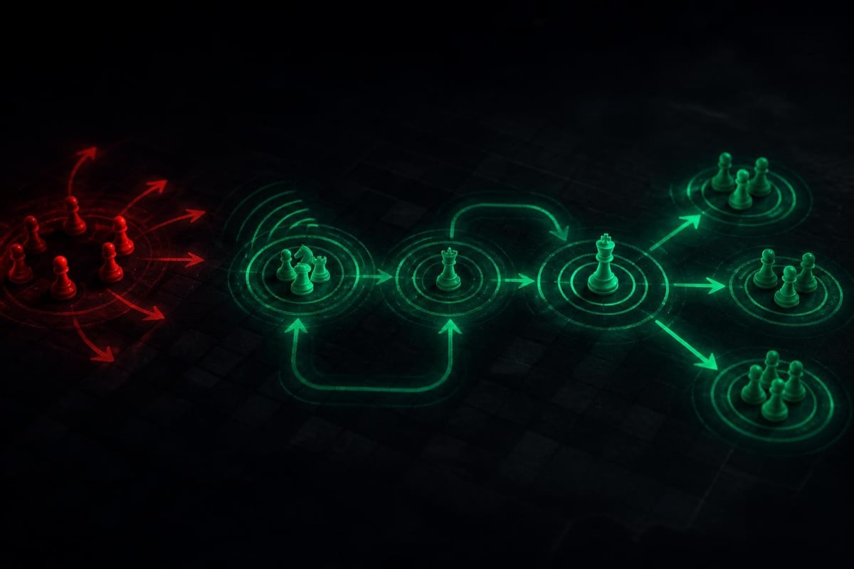 Strategic marketing workflow from signals to execution