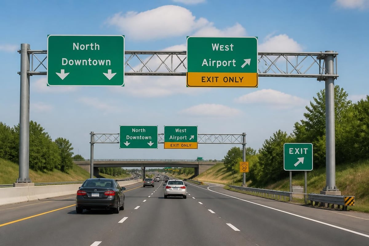 Guide sign sequence