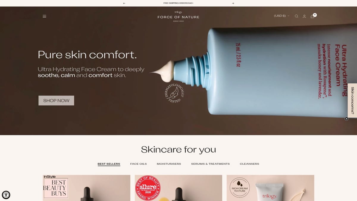 9 Essential Natural Creams for Wrinkles to Try in 2026 - Trilogy Age-Proof Replenishing Night Cream