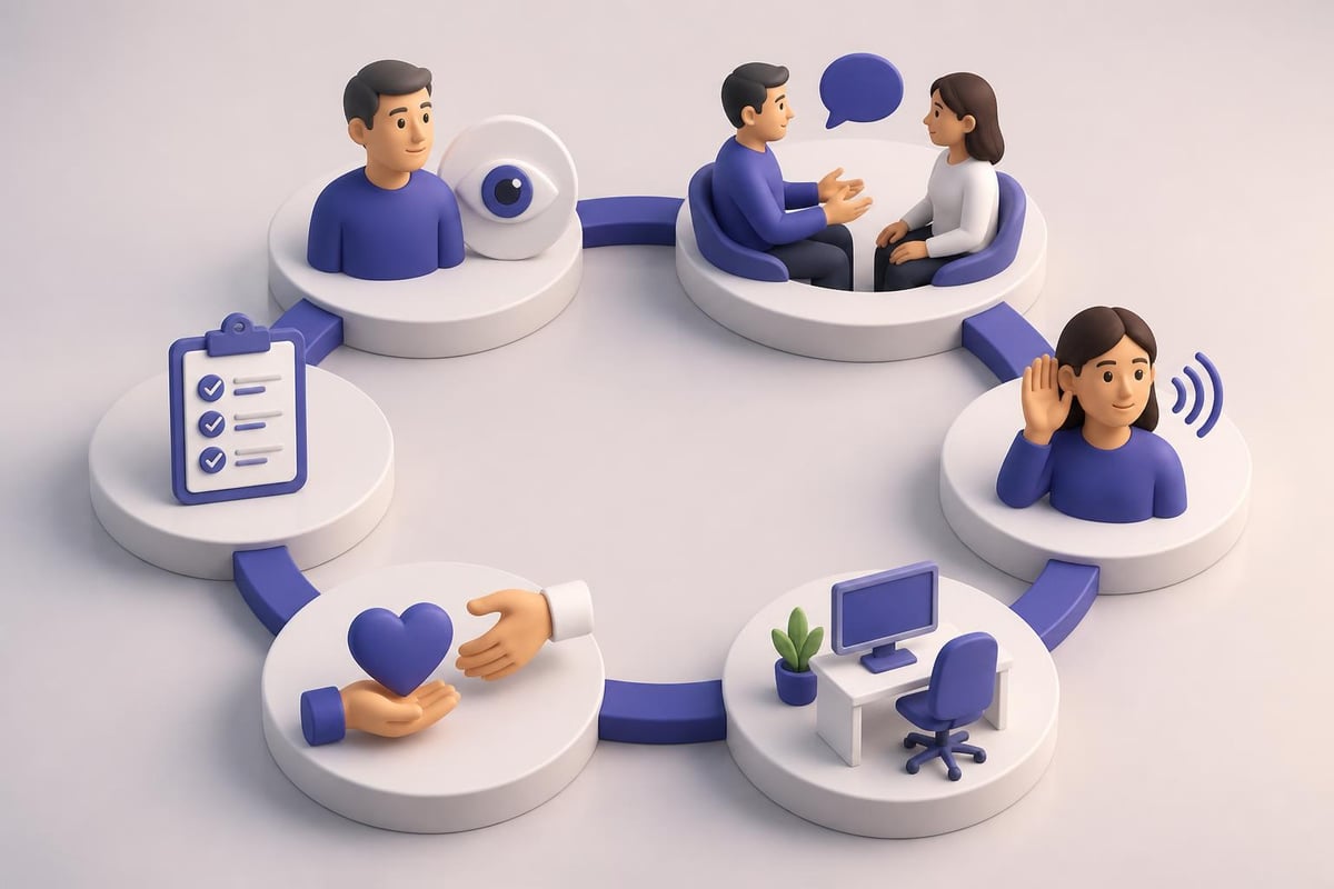 Manager mental health conversation framework