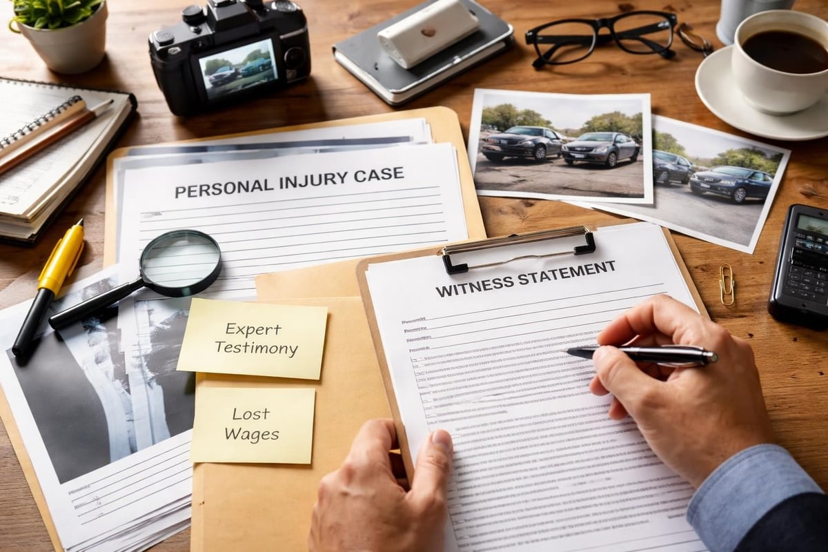 Evidence documentation process