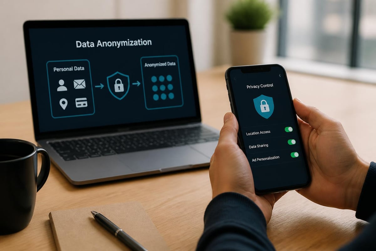 Data privacy in earning apps