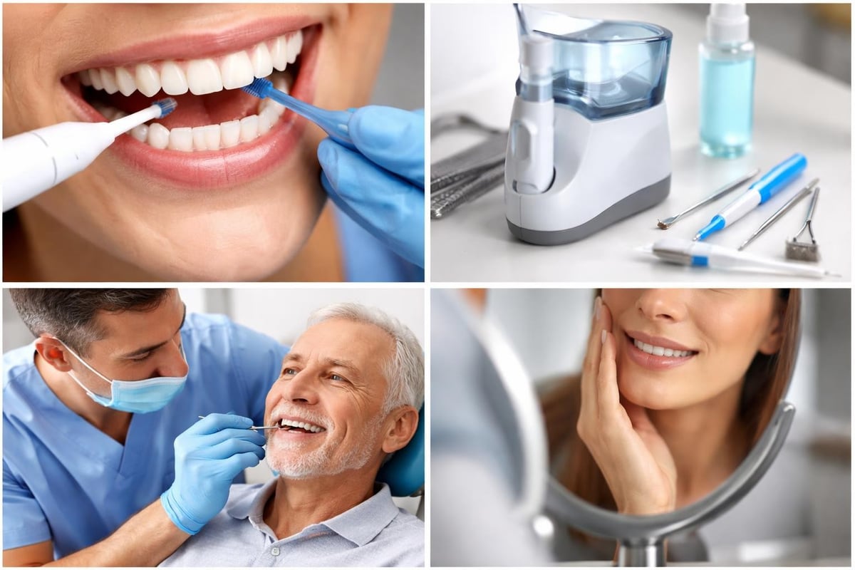 Dental implant care routine